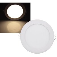 LED Licht-Panel "QCP-17R", Ø 17cm 230V, 12W, 1128 Lumen, 2900K / warmweiß