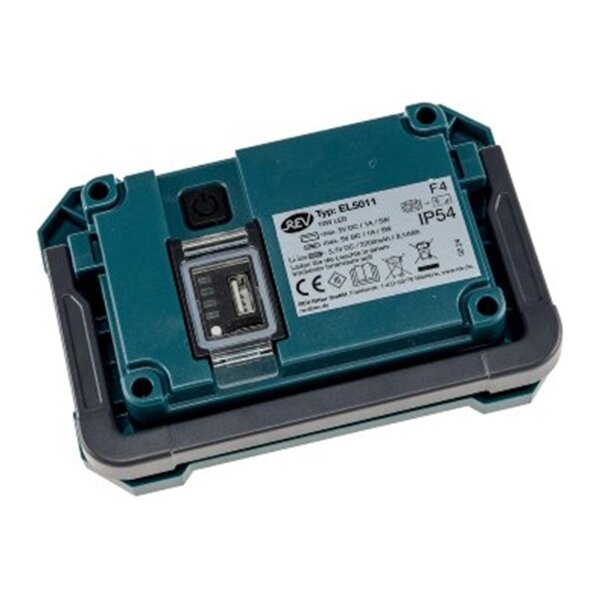 LED Baustrahler Akku 1000 Lumen – Arbeitsleuchte IP54 mit Powerbank