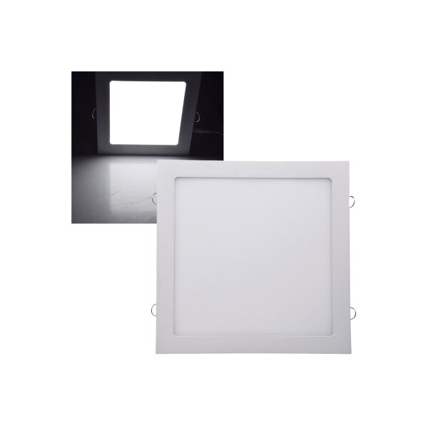 LED Licht-Panel "QCP-30Q", 30x30cm 230V, 24W, 2200 Lumen,4200K /neutralweiß