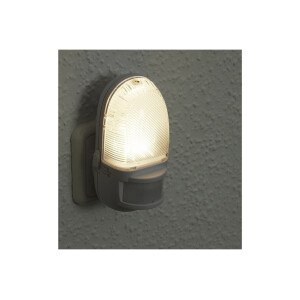 LED Nachtlicht mit Bewegungsmelder 230V, 3 weiße LEDs, On/Off/Auto