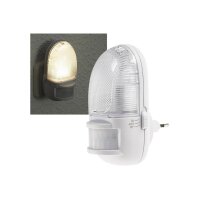 LED Nachtlicht mit Bewegungsmelder 230V, 3 weiße LEDs, On/Off/Auto