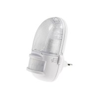 LED Nachtlicht mit Bewegungsmelder 230V, 3 weiße LEDs, On/Off/Auto