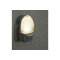 LED Nachtlicht mit Bewegungsmelder 230V, 3 weiße LEDs, On/Off/Auto