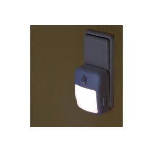 LED Nachtlicht mit Bewegungsmelder 230V, 6 weiße LEDs, On/Off/Auto