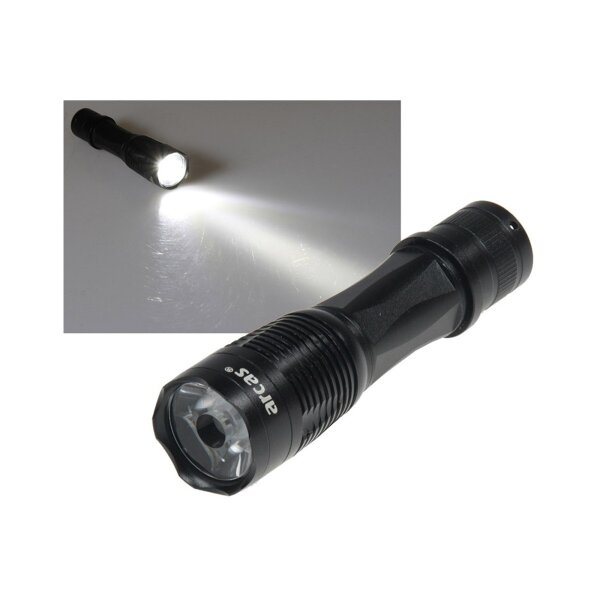 LED-Taschenlampe ARCAS 1W 100lm, LxØ 95x25mm, inkl. Batterie