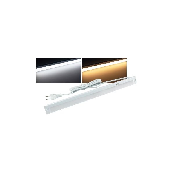 LED Unterbauleuchte "Delgada 380 CCT" 230V, 38cm, IR-Sensor, 3000k - 6500k