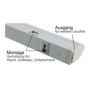 LED Unterbauleuchte "CT-LSW 36" 36cm 414lm, 5,3W, 2700K + 4000K #REST#