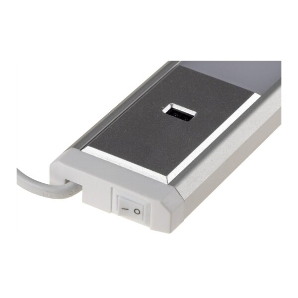 LED Unterbauleuchte "Comprido 600 CCT" 230V, 60cm, IR-Sensor, 3000k - 6500k