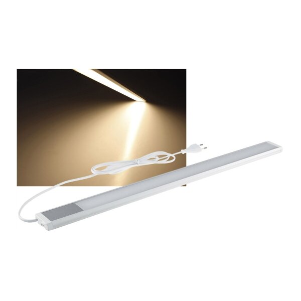 LED Unterbauleuchte "Comprido 600" 230V, 10W, 1280lm, 60cm, 3000K warmweiß