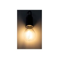 LED Glühlampe mit Akku "CT-KL3", dimmbar mit Haken / Karabiner, 3000k / Warmweiß