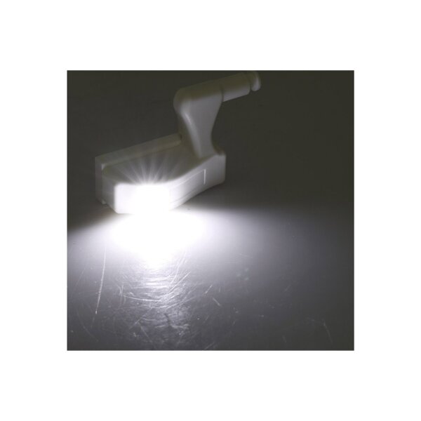 LED Schrankleuchte, 4er-Set Batteriebetrieb, Drucksensor für Türen