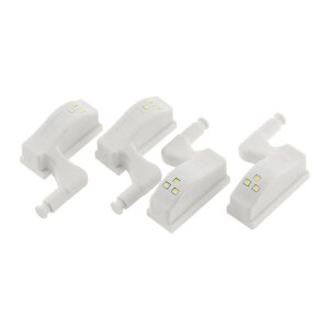 LED Schrankleuchte, 4er-Set Batteriebetrieb, Drucksensor...