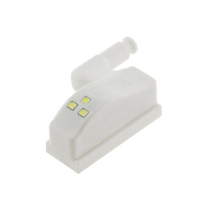 LED Schrankleuchte, 4er-Set Batteriebetrieb, Drucksensor für Türen