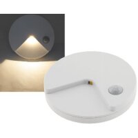 LED Treppenlicht mit Bewegungsmelder Akkubetrieb, warmweiß, slim: 14mm flach