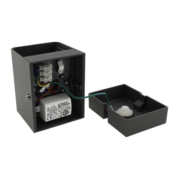 LED Wandleuchte "Fachada" IP54, 2x3,5W, 3000K, warmweiß