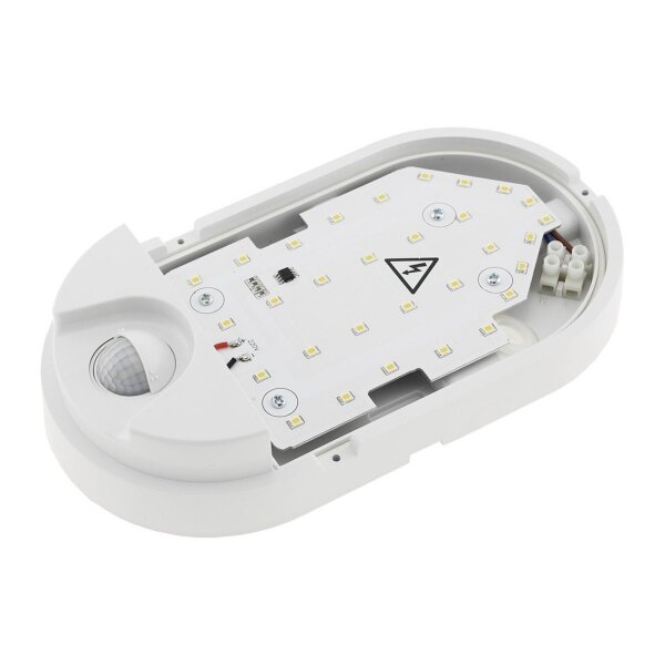 LED Wandleuchte "NIAS" IP54, 3000K 10W, 980lm, 140° Bewegungsmelder