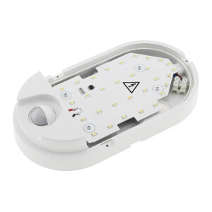 LED Wandleuchte NIAS 10W mit Bewegungsmelder – Außenleuchte IP54 warmweiß 3000K