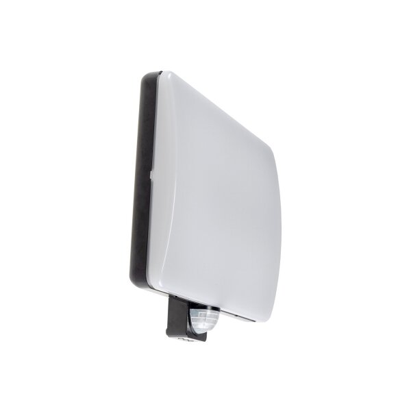 LED Wandleuchte "PADAR" mit PIR-Sensor IP65, 20W, mit Hausnummer & Buchstaben