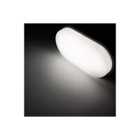 LED Wandleuchte "PALAU" IP54, 4000K Oval, 10 Watt, 900 Lumen, Anthrazit