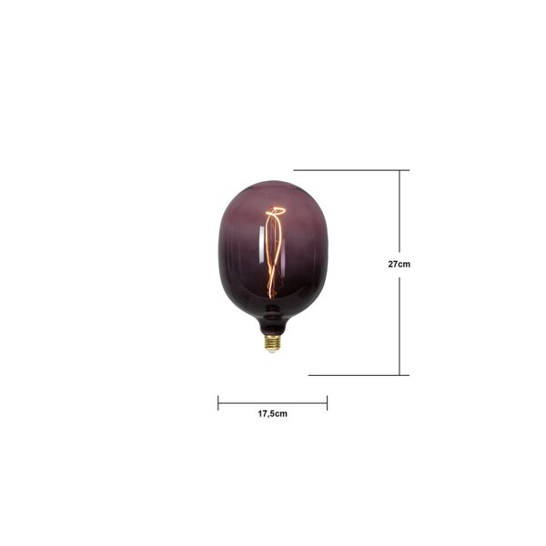 LED-Lampe E27 C150 ColourMix Pink – 4W, 1800K, dimmbar