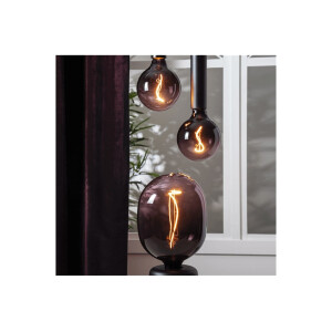 LED Deko Lampe E27 Pink dimmbar – große Design LED ColourMix 1800K