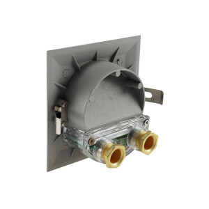LED Wandeinbauleuchte WEL Q14 – 1,5?W, IP65, 3000K, Aluminium hellgrau