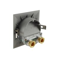 LED Wandeinbauleuchte WEL Q14 – 1,5?W, IP65, 3000K, Aluminium hellgrau