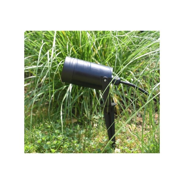 Gartenleuchte "KGL-110", schwarz 1,5m Kabel+Stecker, GU10-Sockel, IP44
