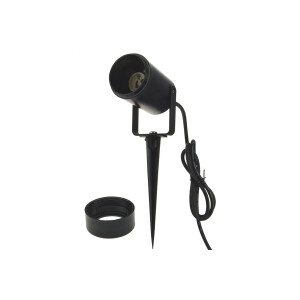 Gartenleuchte "KGL-110", schwarz 1,5m Kabel+Stecker, GU10-Sockel, IP44