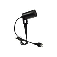 Gartenleuchte "KGL-110", schwarz 1,5m Kabel+Stecker, GU10-Sockel, IP44