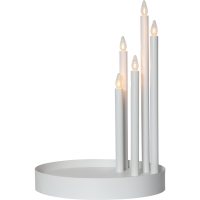 Kerzenleuchter "Deco" Weiß