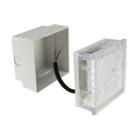 LED Pflasterstein „BRIKX 10“ – 10×10×7?cm, 120?lm, warmweiß, IP67, 230?V
