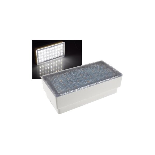 LED Pflasterstein „BRIKX 20“ – 20×10×7?cm, 255?lm, neutralweiß, IP67, 230?V