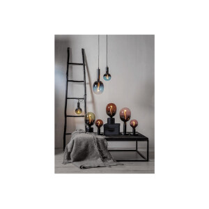 LED Deko Lampe E27 Blau dimmbar – große Design LED ColourMix 2400K