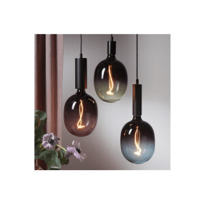 LED Deko Lampe E27 Blau dimmbar – große Design LED ColourMix 2400K