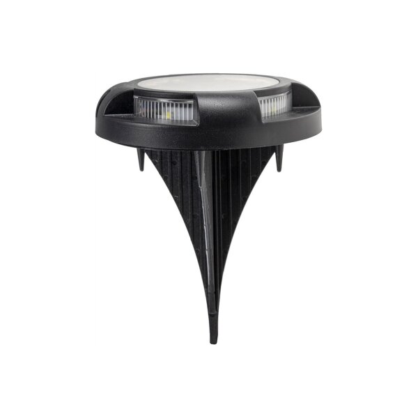 LED Solar Bodenleuchte „SGL604“ – IP65, 12 LEDs, 600?mAh Akku, Dämmerungssensor