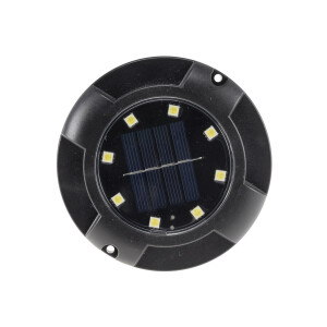 LED Solar Bodenleuchte „SGL604“ – IP65, 12 LEDs, 600?mAh Akku, Dämmerungssensor