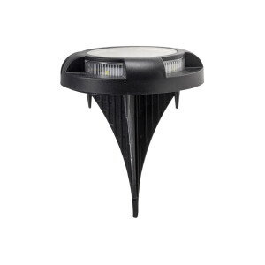 LED Solar Bodenleuchte „SGL604“ – IP65, 12 LEDs, 600?mAh Akku, Dämmerungssensor