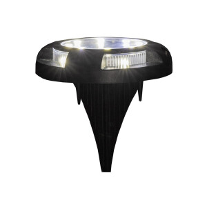 LED Solar Bodenleuchte „SGL604“ – IP65, 12 LEDs, 600?mAh Akku, Dämmerungssensor