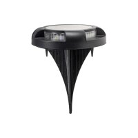 LED Solar Bodenleuchte „SGL604“ – IP65, 12 LEDs, 600?mAh Akku, Dämmerungssensor