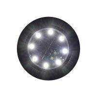 LED Solar Bodenleuchte „SGL604“ – IP65, 12 LEDs, 600?mAh Akku, Dämmerungssensor