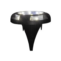 LED Solar Bodenleuchte „SGL604“ – IP65, 12 LEDs, 600?mAh Akku, Dämmerungssensor