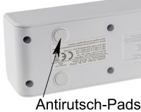Steckdosenleiste mit Ladebuchsen für USB USB-A /USB-C,3-fach, weiß, 1,5m Kabel