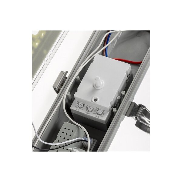 LED Deckenleuchte HORTA – 18?W, 1562?lm, 600?mm, IP65, HF-Sensor, neutralweiß