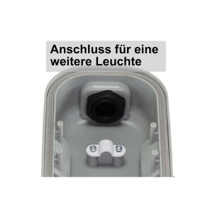 LED Deckenleuchte HORTA – 18?W, 1562?lm, 600?mm, IP65, HF-Sensor, neutralweiß