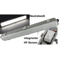LED Deckenleuchte HORTA – 18?W, 1562?lm, 600?mm, IP65, HF-Sensor, neutralweiß