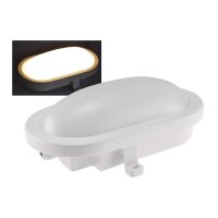 LED Oval-Armatur "FRL-O 12" IP44 Feuchtraum-Leuchte, 13W, 940lm, 3000K