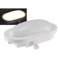LED Oval-Armatur "FRL-O 12" IP44 Feuchtraum-Leuchte, 13W, 940lm, 3000K