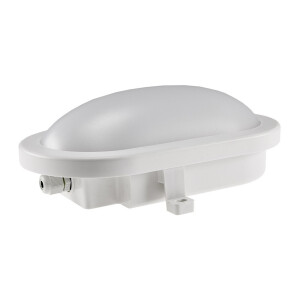 LED Oval-Armatur "FRL-O 12" IP44 Feuchtraum-Leuchte, 13W, 965lm, 4000K