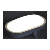 LED Oval-Armatur "FRL-O 12" IP44 Feuchtraum-Leuchte, 13W, 965lm, 4000K